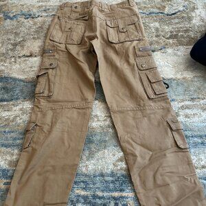 Brown Fashion Cargo Utility  pants -Men's Size 28